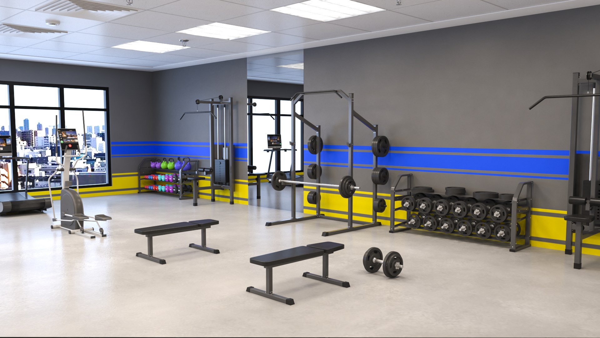 Gym And Locker Room Interior Scene 3D model https://p.turbosquid.com/ts-thumb/vu/9Lzqai/XD/intgym2/jpg/1688988151/1920x1080/fit_q87/27edb08185d0296732674f9764f1d31b41e95c5a/intgym2.jpg
