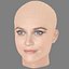 Reese Witherspoon Head - No Hair - Low poly head for game