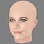 Reese Witherspoon Head - No Hair - Low poly head for game
