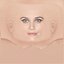 Reese Witherspoon Head - No Hair - Low poly head for game