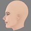 Reese Witherspoon Head - No Hair - Low poly head for game