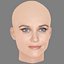 Reese Witherspoon Head - No Hair - Low poly head for game