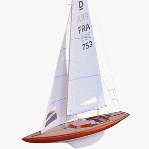 3D Wooden Dragon Class model