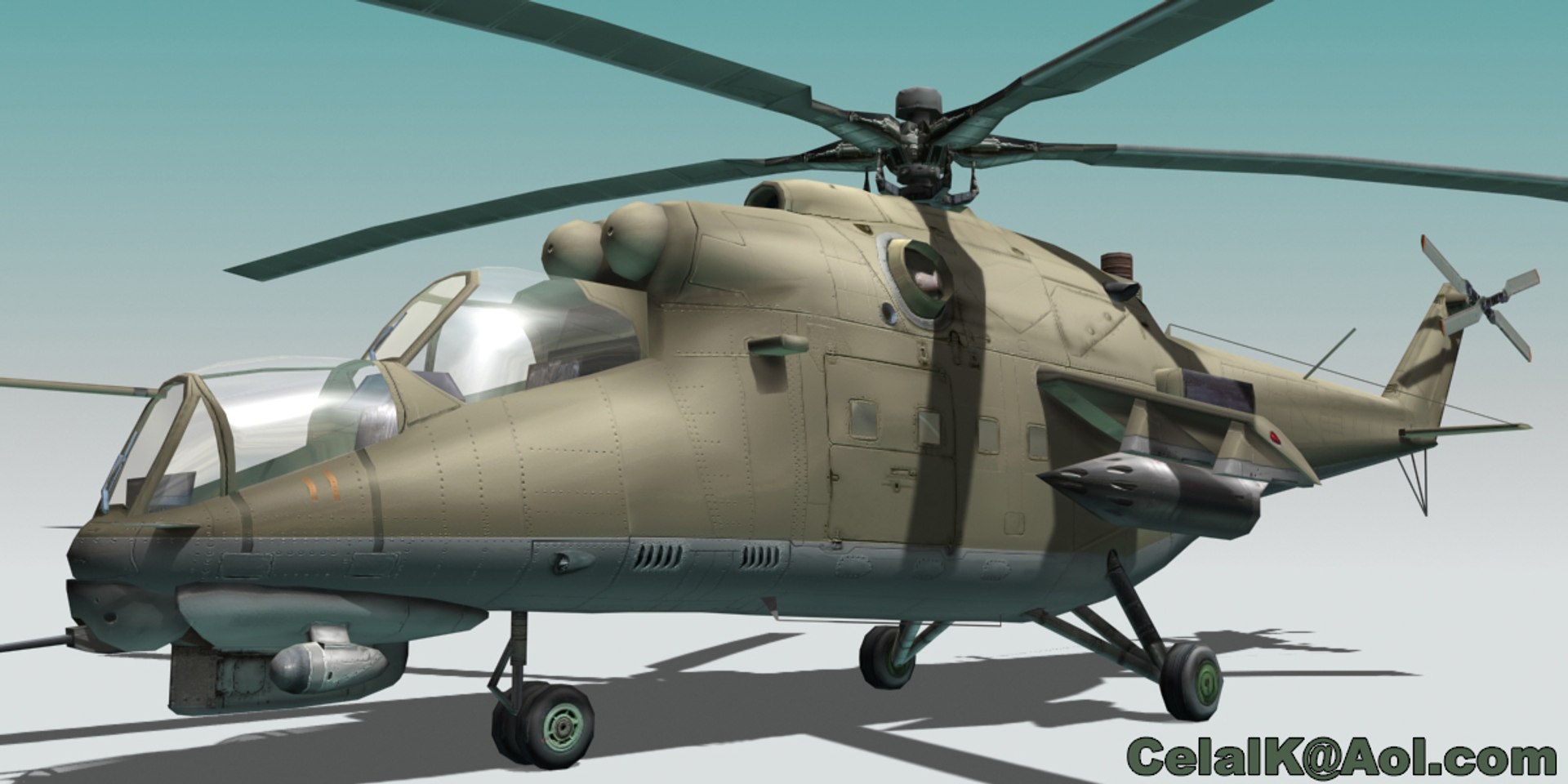 Mil Mi-35 Mi35 Mi 3d Max