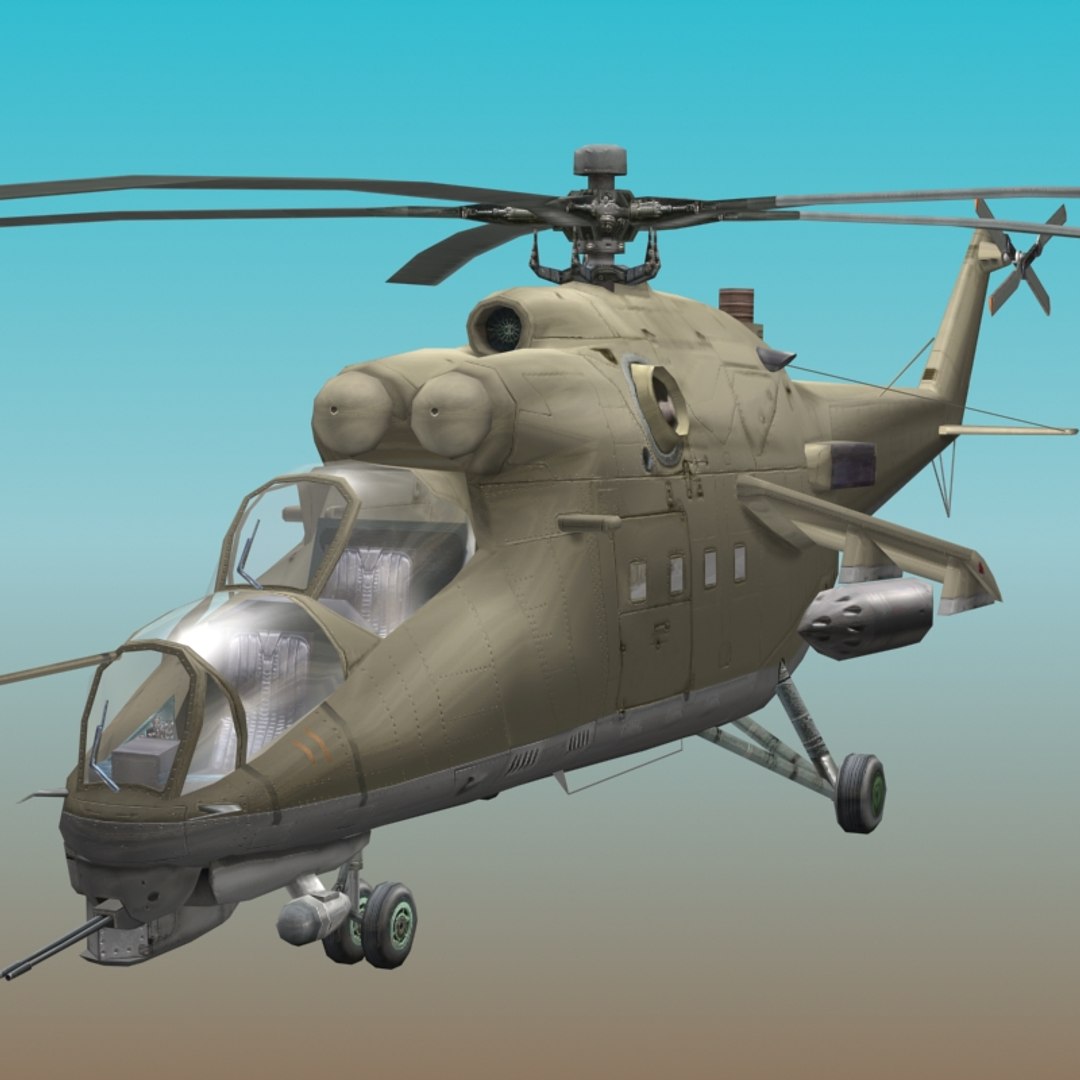 Mil Mi-35 Mi35 Mi 3d Max