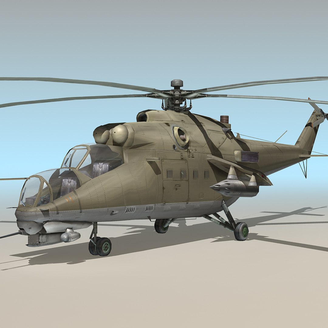 Mil Mi-35 Mi35 Mi 3d Max