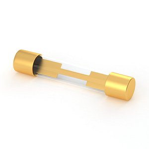 Glass Tube Fuse Gold 02