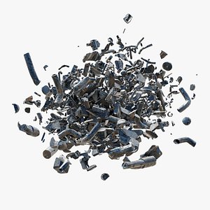 Animated Metal Explode Upward