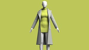 Ladies Winter Long Coat