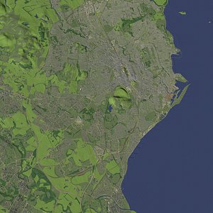 Edinburgh Scotland - city and urban 3D model