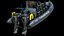 Zmontowana łódź patrolowa RHIB PBR