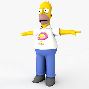 3D model Homer Simpson Model 3D