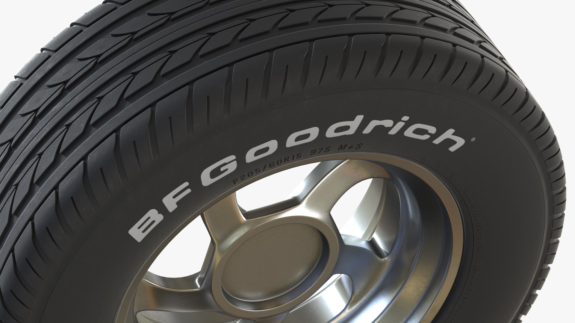 3D Bfgoodrich Tire Rim - TurboSquid 1488643