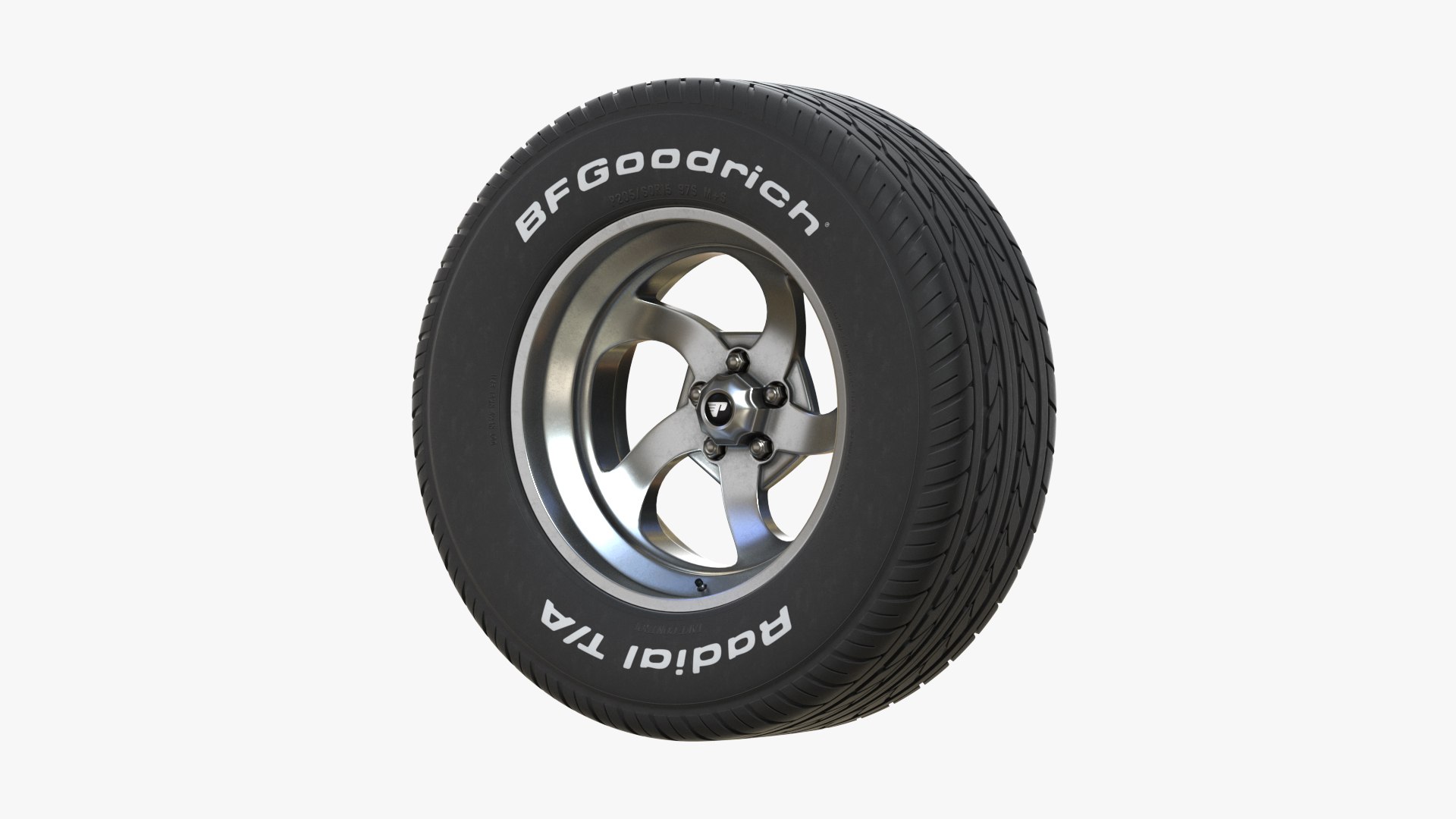 3D Bfgoodrich Tire Rim - TurboSquid 1488643