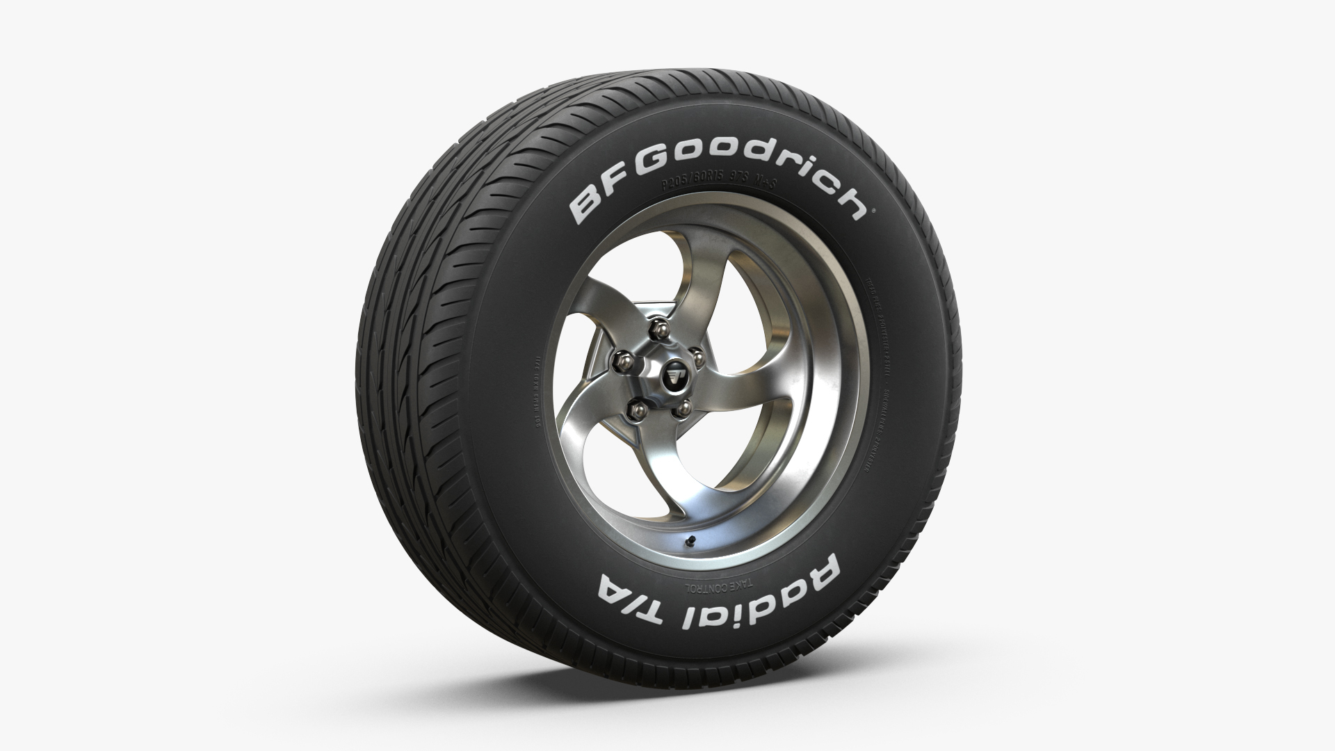 3D Bfgoodrich Tire Rim - TurboSquid 1488643