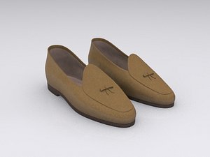 3d woman flat shoes