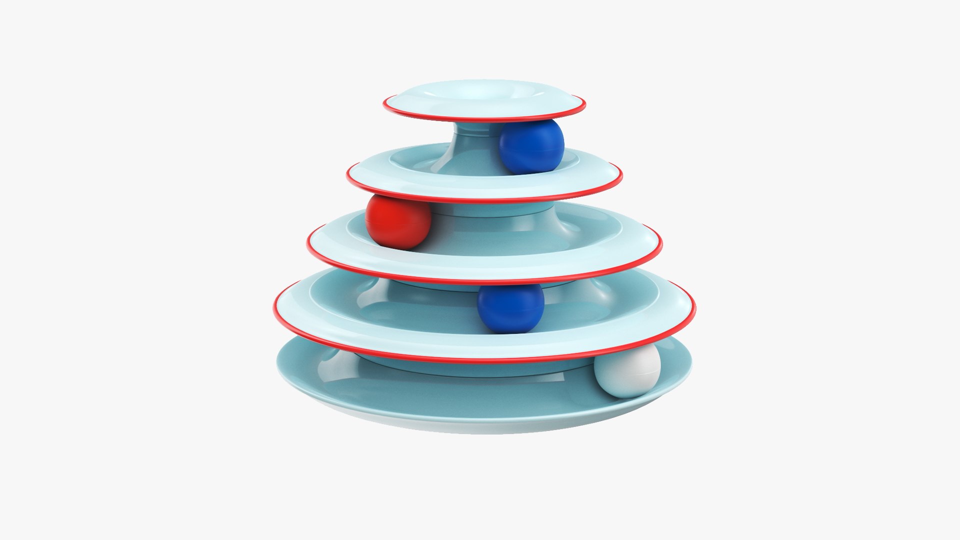 Cat Toy Blue 3D model preview