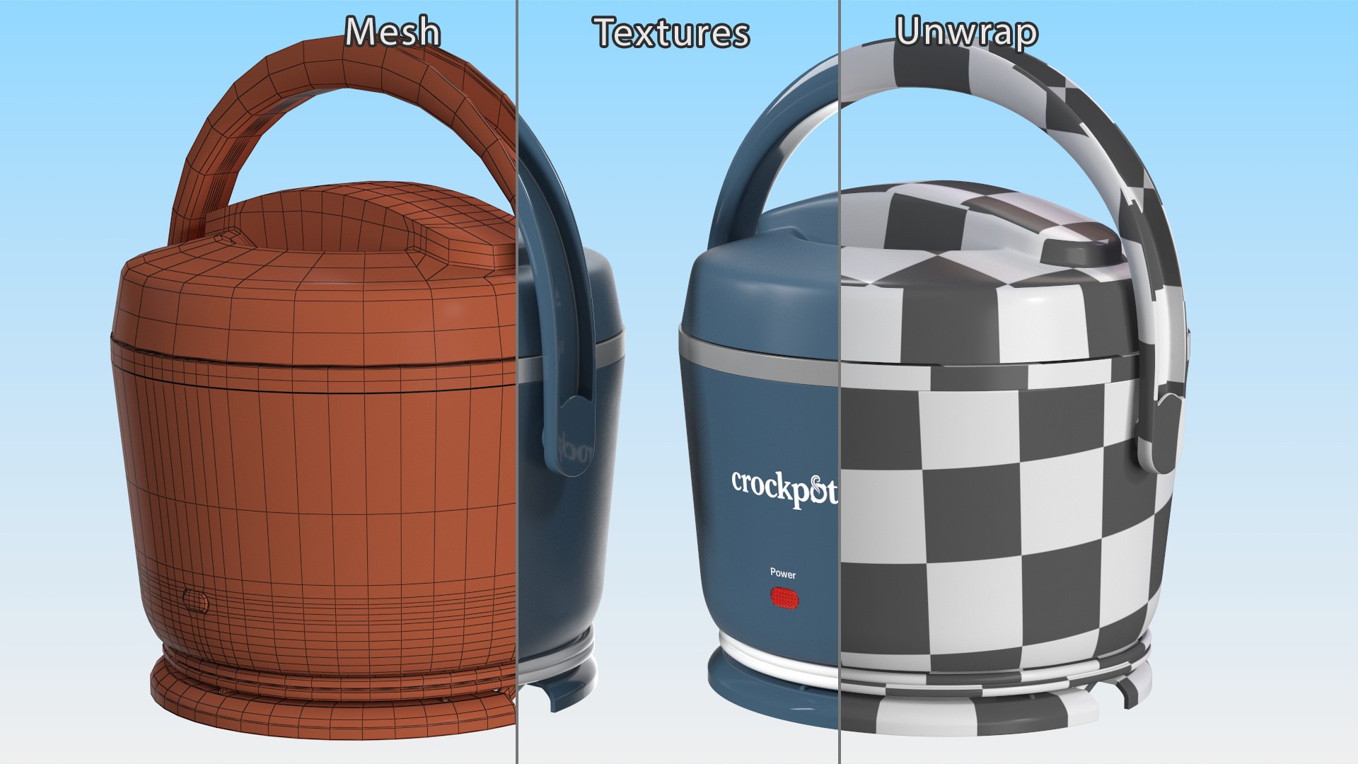 Portable Food Warmer Crockpot Blue 3D model https://p.turbosquid.com/ts-thumb/vu/RqZGce/RP/portablefoodwarmercrockpotbluemb3dmodel014/jpg/1676373572/1920x1080/fit_q87/f95694cd73b318a41a44f6f4dc2cccef94c6682d/portablefoodwarmercrockpotbluemb3dmodel014.jpg