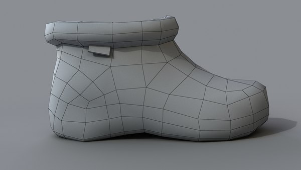 3D model old shoe kalosha - TurboSquid 1700438