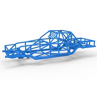 Frame of IMCA Stock car Scale 1 to 25