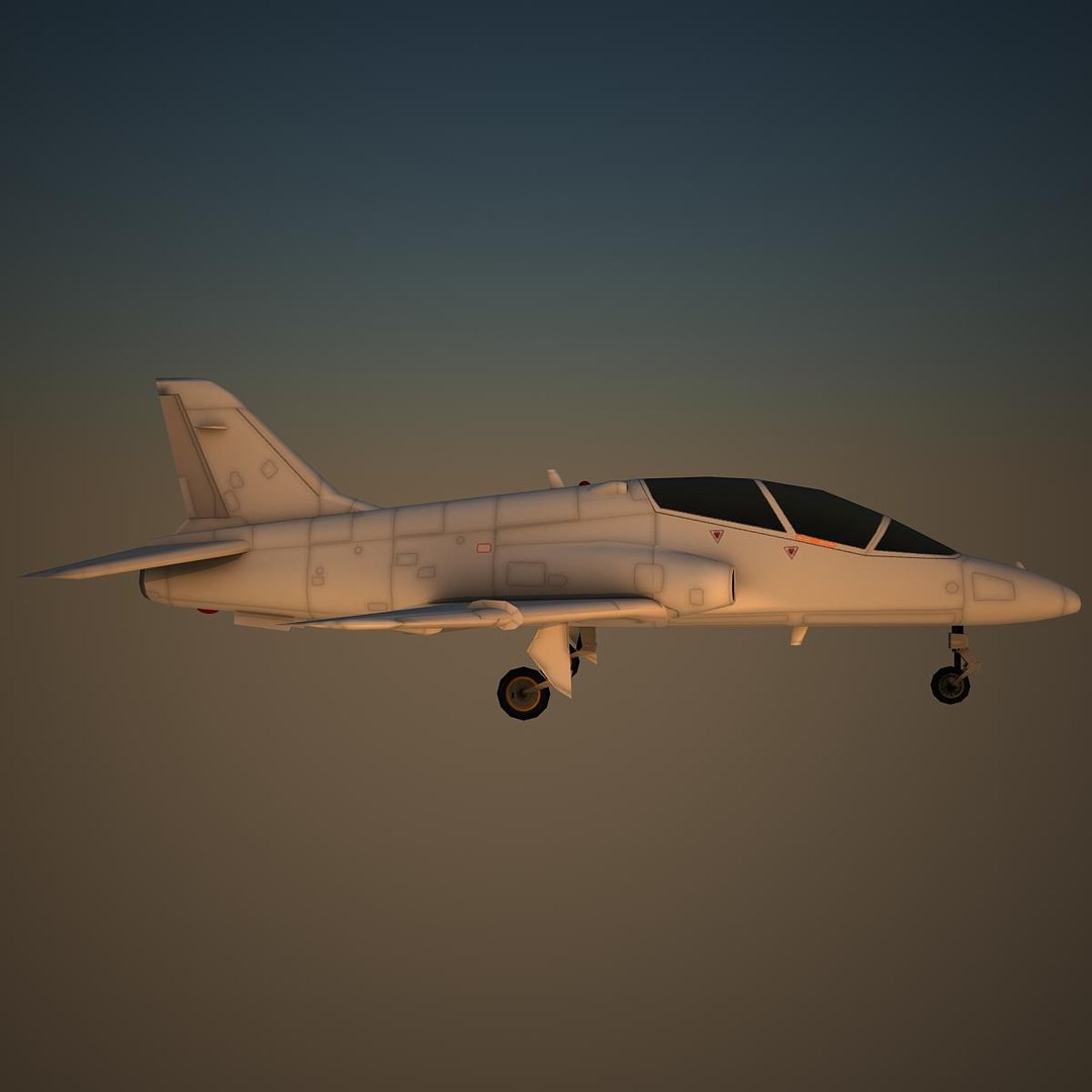 3d Model Of British Aerospace Hawk