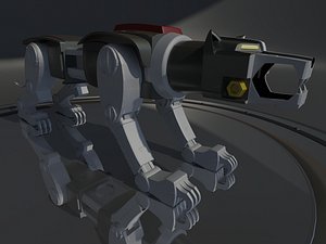 3D model green lion voltron