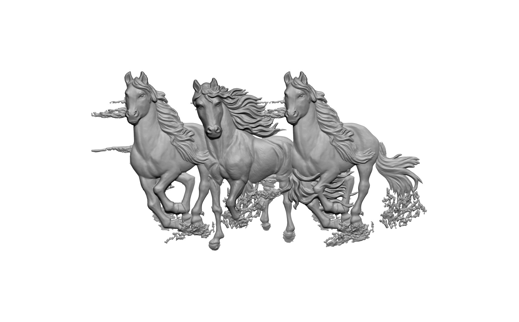 Horse Decor 3D Model TurboSquid 2177547