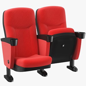 3D model real theater chair