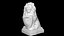 3D model Lviv Lion statue
