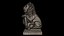 3D model Lviv Lion statue
