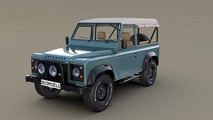 1985 Land Rover Defender 90 with interior ver 4