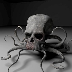 3d model octopus monster