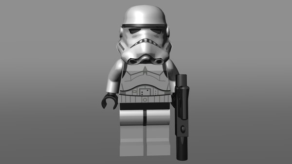 Lego stormtrooper 3d online model