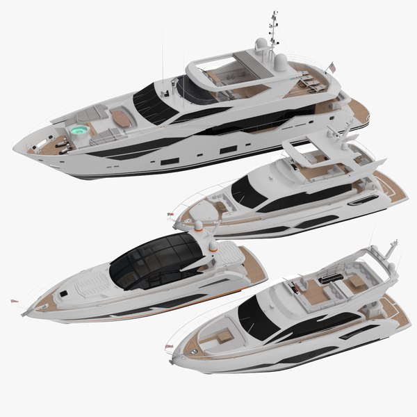 Collection Family Yachts 2024 3D model