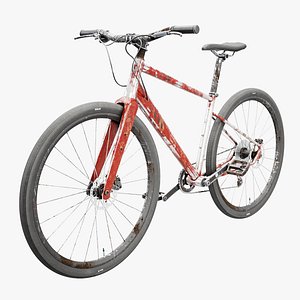 Generic Used Fitness Road Bicycle 3D model