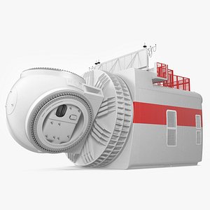 3D model Nacelle for Offshore Wind Turbine