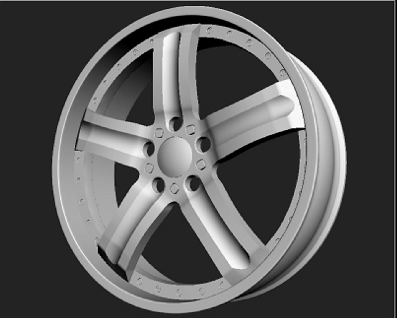 3d Model Car Rim