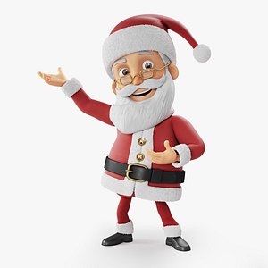 Joey Santa Claus Cartoon Man 3D model