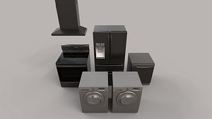modern appliances oven 3D model