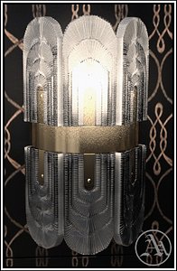 CHARLES EDWARDS - SIX-SHADE DECO WALL LIGHT