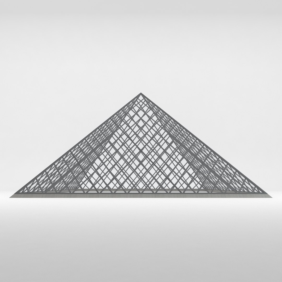 3d Model Louvre Pyramid