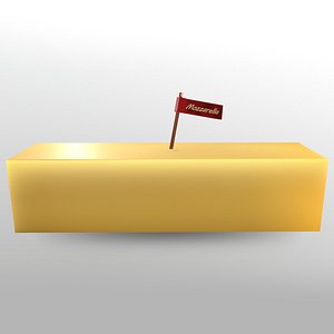 3D mozzarella cheese