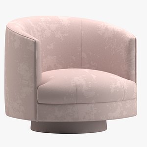 3D swivel tub chairs rosa