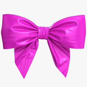 Low Poly Purple Bow