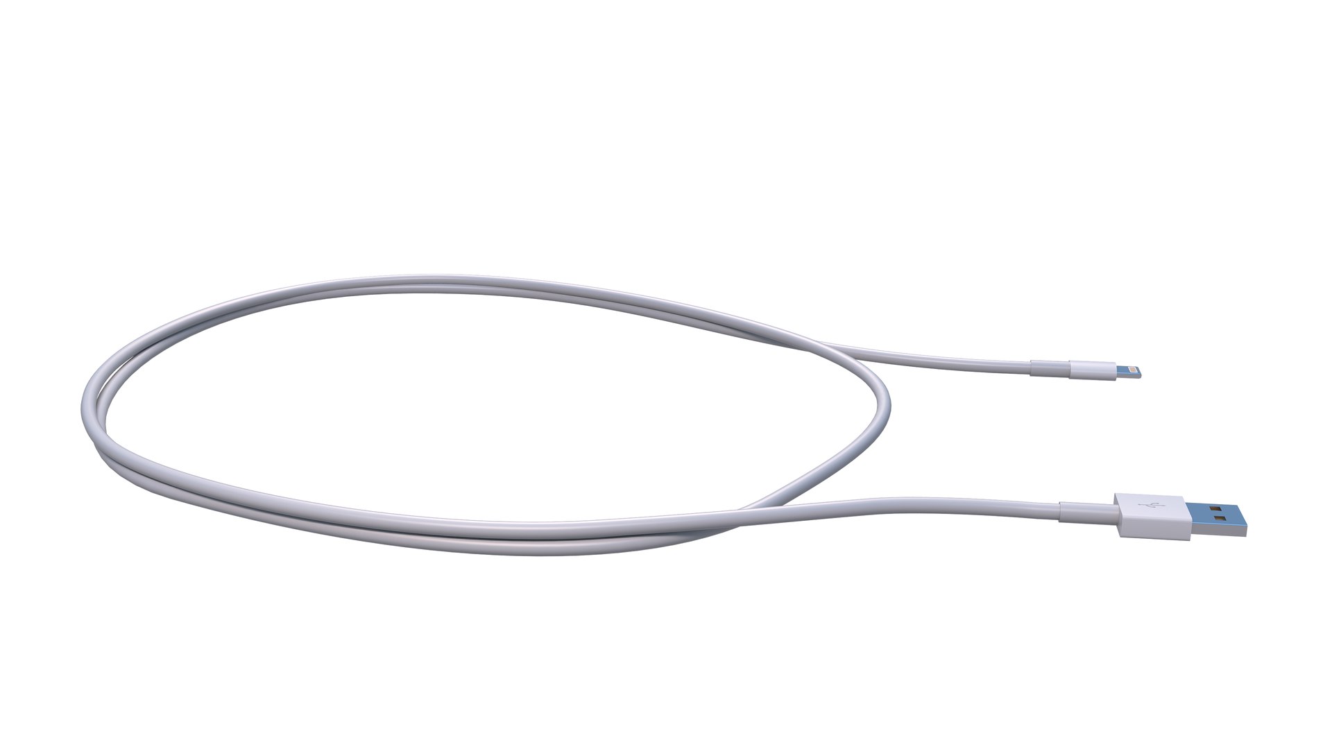 Apple Lightning Cable Model TurboSquid 1602084