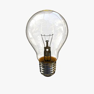 incandescent lightbulb lighting 3d model