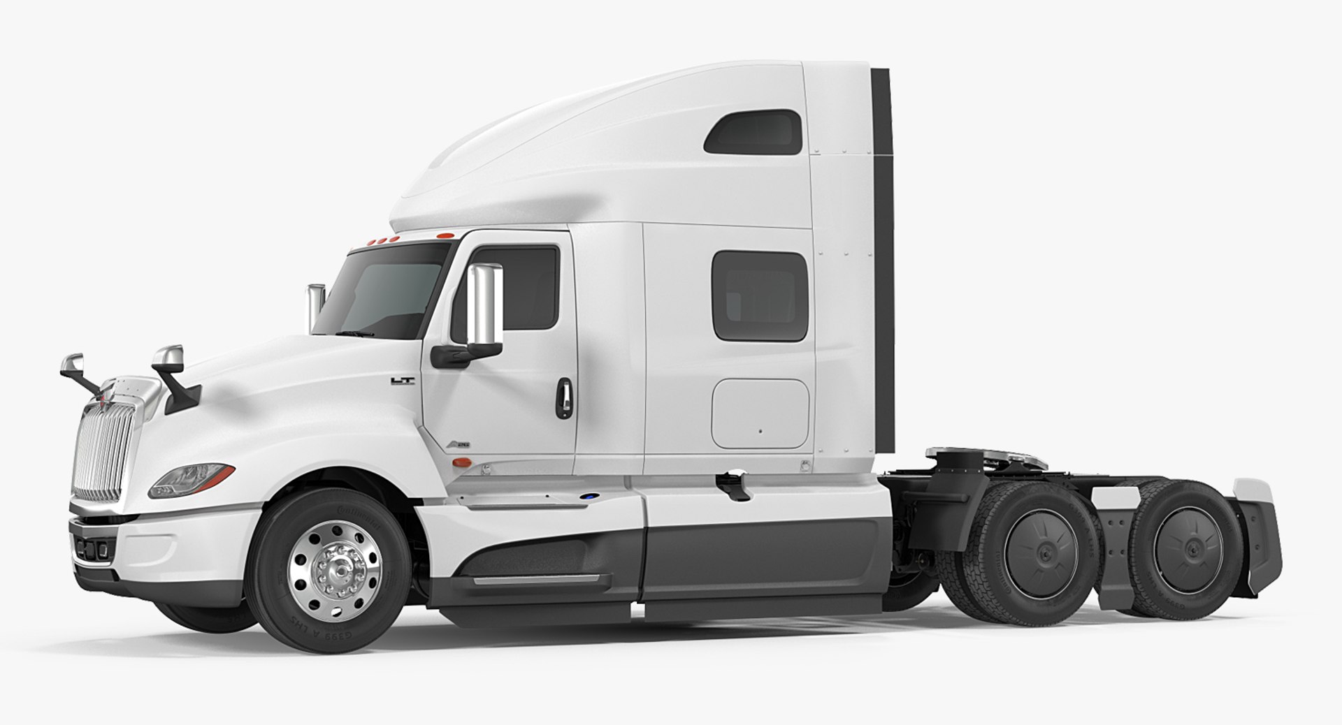 International LT625 Truck Simple Interior 3D model preview