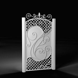3D wicket gate model