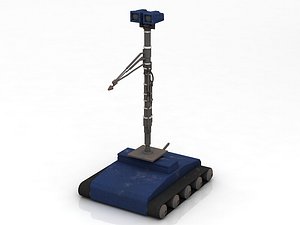 wed droid character alien 3D model