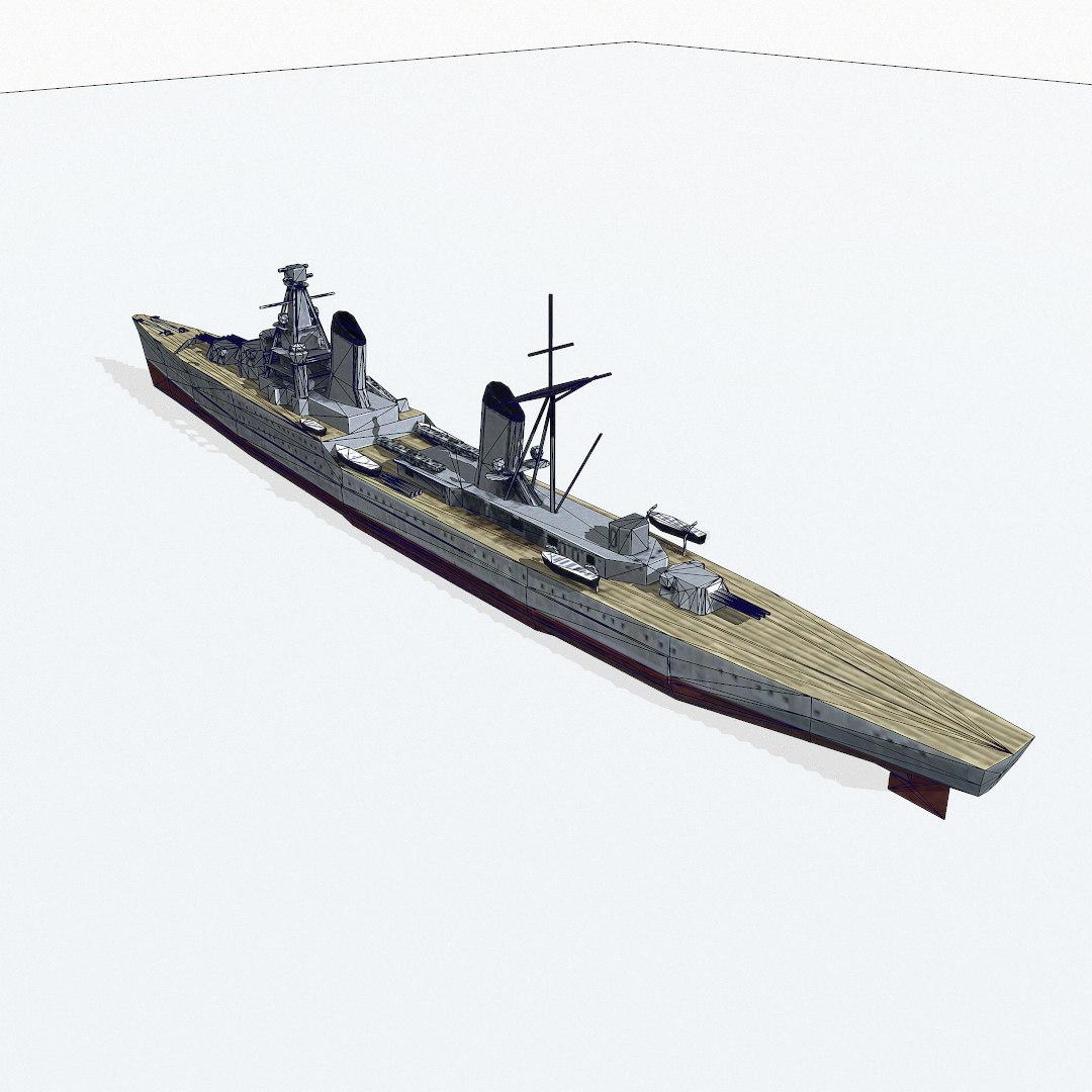 Battlecruiser Kirov 3d Model